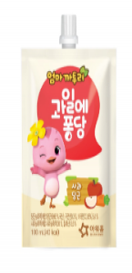 [엄마까투리]과일에퐁당(포도,배,사과당근,오렌지망고) (100ml*10ea)