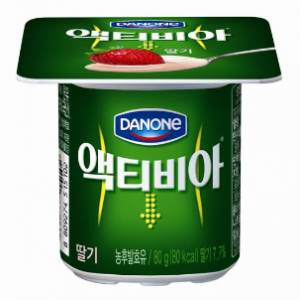 액티비아컵(딸기,플레인) (80g)